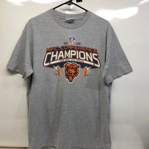 NFL Chicago Bears 2006 Conference Champs T-Shirt: Gray